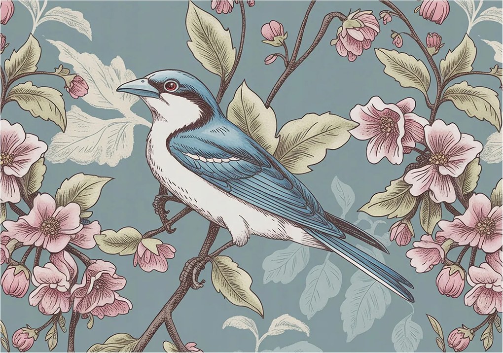 Fotótapéta Flizelina Dekoratív az irodába Tavaszi harmónia 312x219 Ragasztó