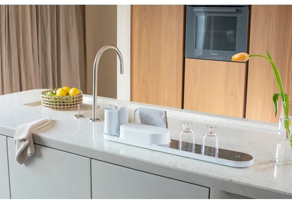 Fehér műanyag mosogatóeszköz tartó SinkStyle – Brabantia