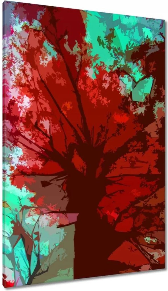 Festmények 80x120 Őszi absztrakt Fák