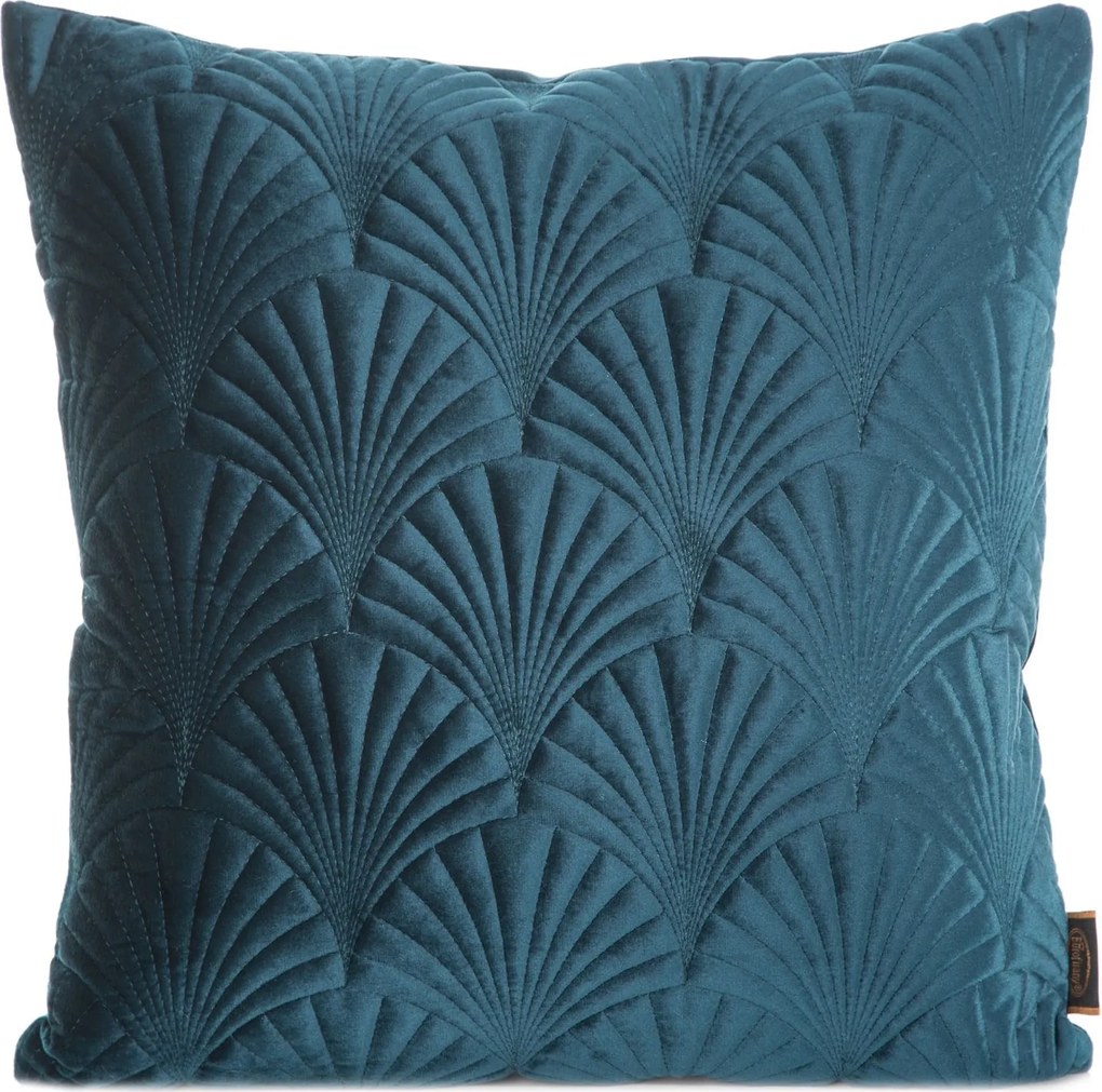 Dekoratív párnahuzat RIA2 45x45 sötét türkizkék