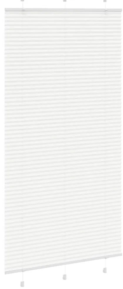 pliszírozott redőny Fehér 105x200cm szövetszélesség 104,4cm
