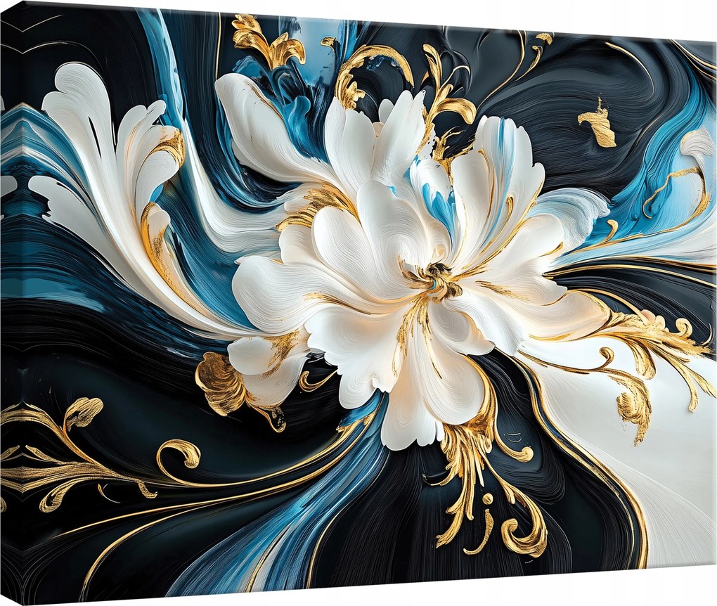 Vászonkép Hálószoba Nappali Konyha Absztrakt Virágok Vászon Fal 40x30