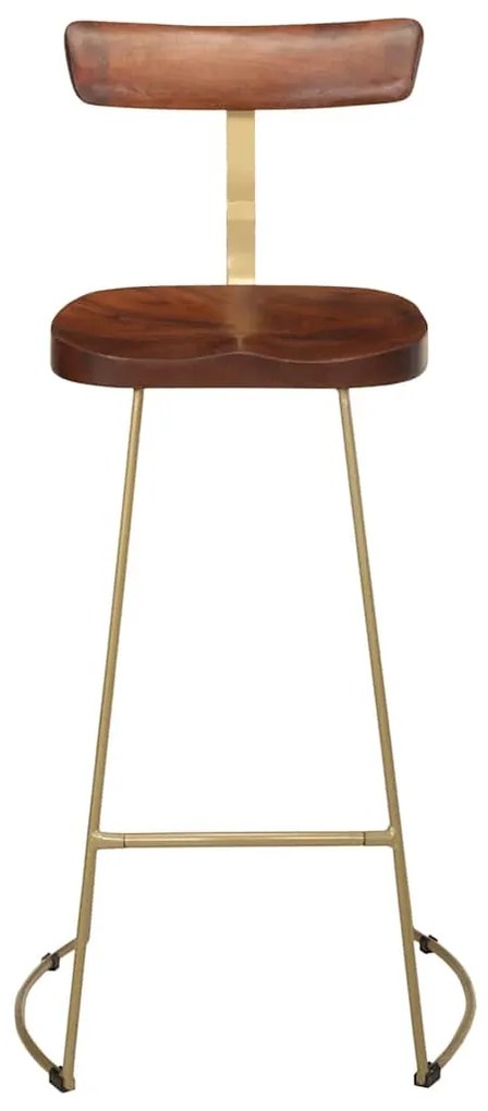 bárszékek 2 db 49x43x103 cm tömör fa Mango