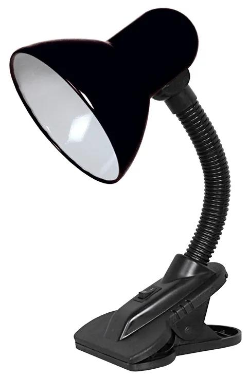 TOP LIGHT Top Light - Csipeszes lámpa 1xE27/60W/230V fekete TP0799