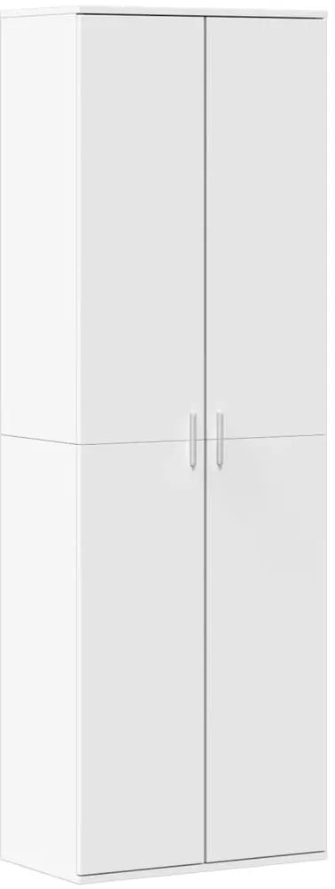 Fehér szerelt fa magasszekrény 60 x 35 x 180 cm
