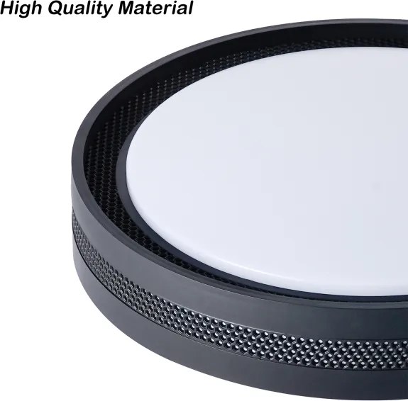 Brilagi - LED dimmelhető mennyezeti lámpa KREON LED/54W/230V 3000-6000K fekete átm. 38 cm +távirányító