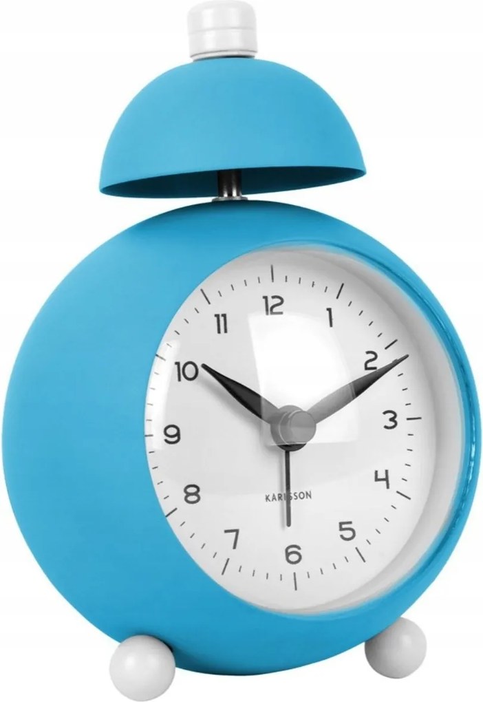 Ébresztőóra kék, álló, hangos, elemes gyerekeknek Chaplin XX