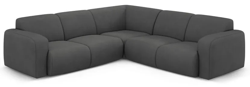 Sötétszürke sarokkanapé (variálható-L alakú) Molino – Micadoni Home
