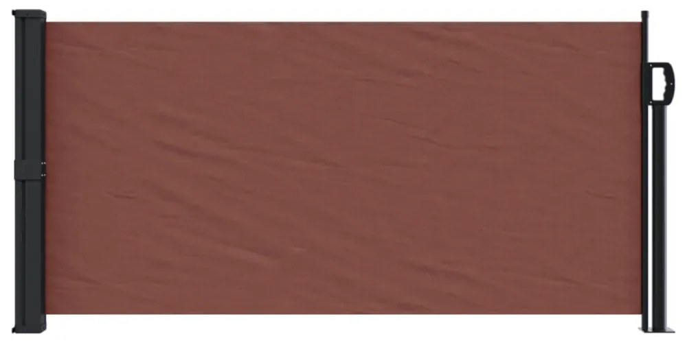 barna behúzható oldalsó napellenző 100 x 300 cm