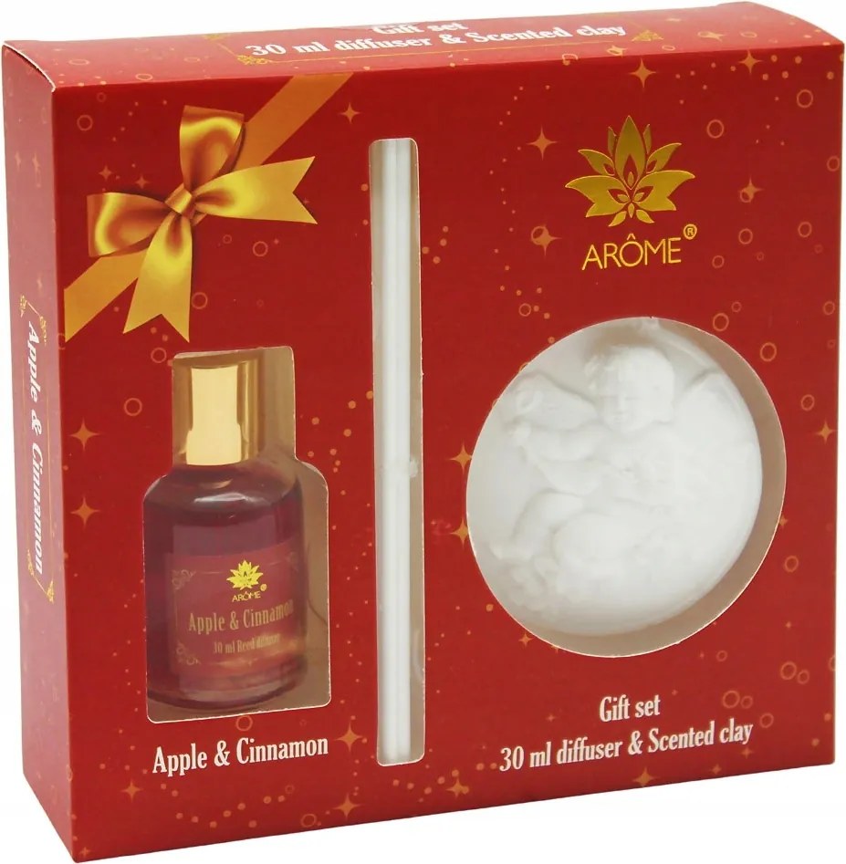 Arôme Alma és Fahéj illatú diffúzor és agyag 30 ml