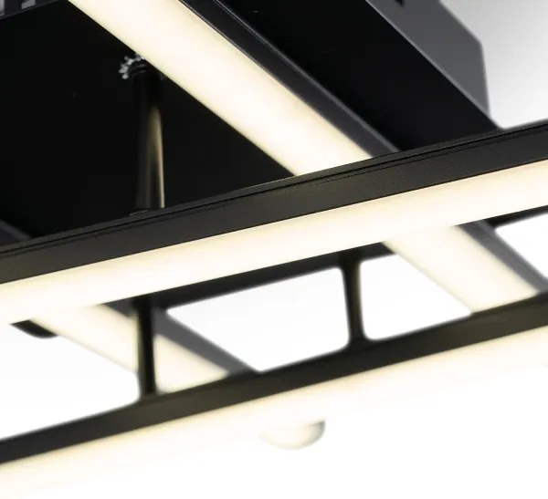 Brilagi - STRIPES LED mennyezeti lámpatest LED/37W/230V fekete