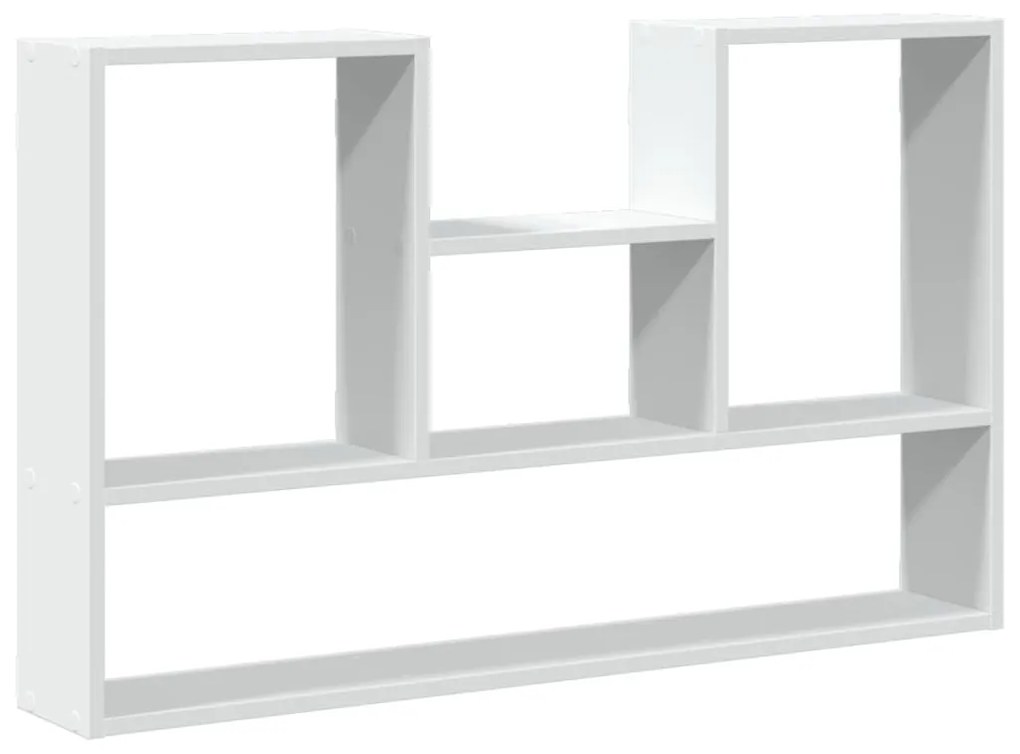 fehér fali polc 99 x 15 x 60 cm rétegelt fa