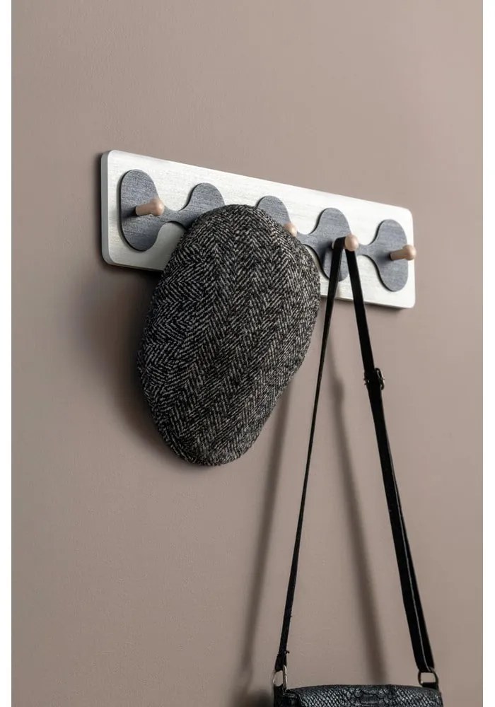 Fehér fali fogas 48 cm Rizar – PT LIVING