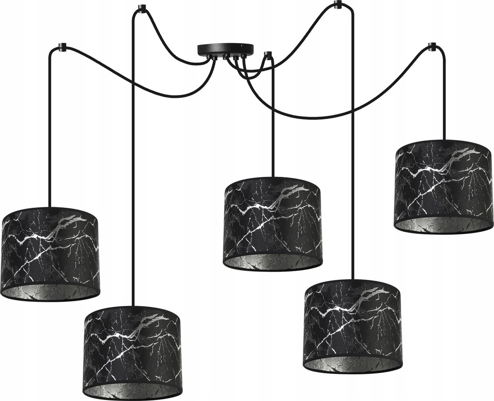 Mennyezeti Lámpa Lógó Csillár Lámpaernyő Glamour Pók Ezüst Loft Asztal