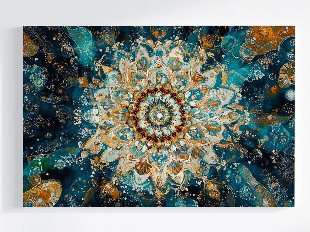 Vászonkép Canvas Grafika Mandala Harmónia Meditáció Zen Boho 120x80
