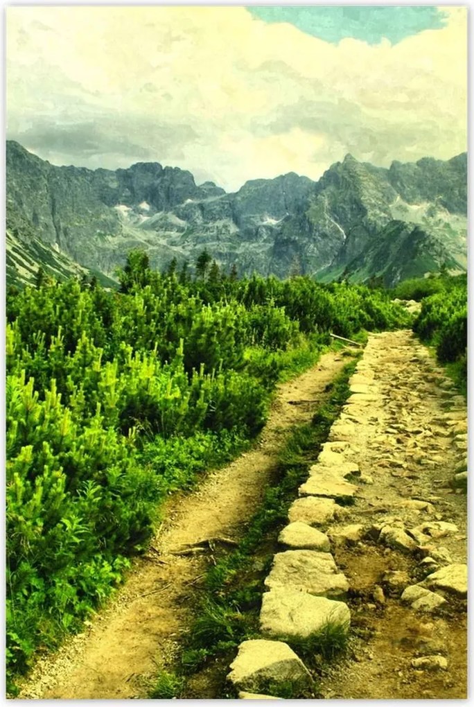 Poszterek 80x120 Napsütéses nap a Tátrában