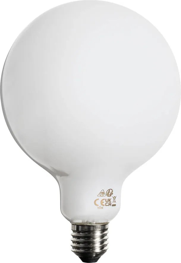 5 db E27 3-lépcsős dimmelhető LED izzó opál üveg G125 4W 450lm 3000K