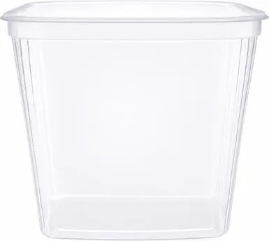 Műanyag tál, tetőzhető, 1000 ml, 25 db Svéd (KHMU362)