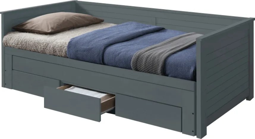 Kinyitható ágy, szürke, GORETA
