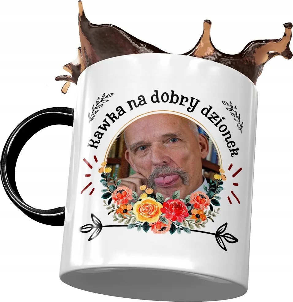 Fekete Janusz Corwin Mikke Bögre Ajándék Nyomtatott Fotóval