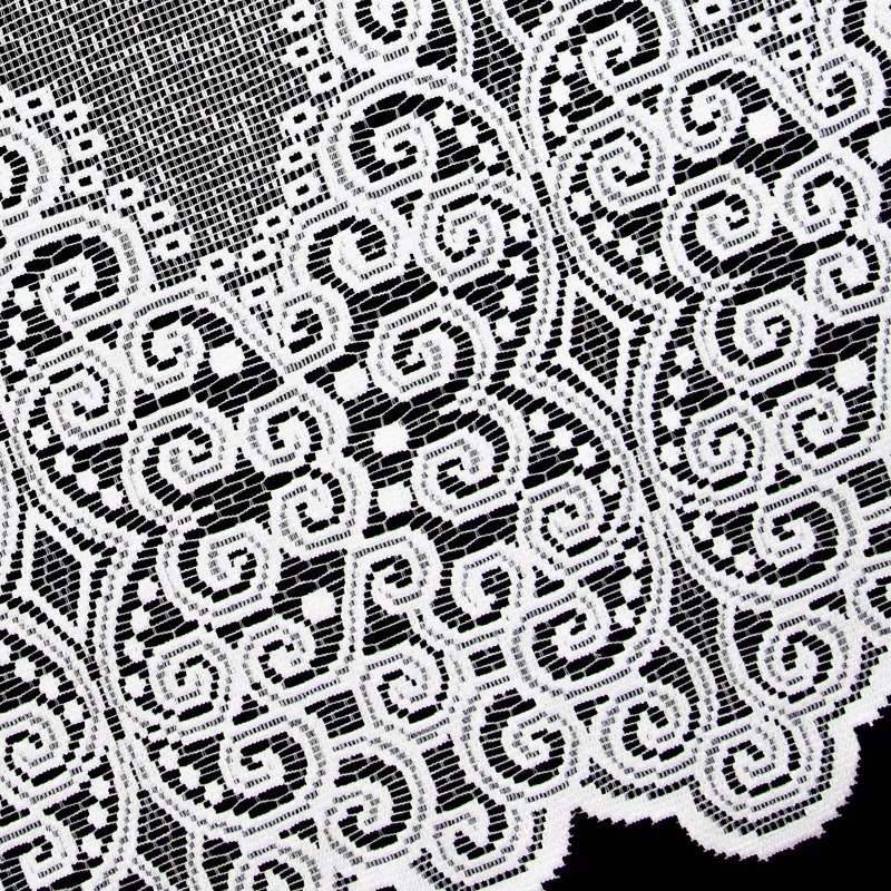 Mg Függöny jacquard 35477 Fehér 350x180cm kész M szalaggal