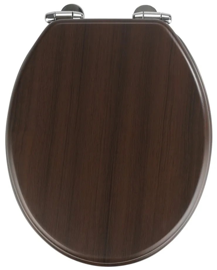 Wenge sötét WC-ülőke, 43 x 37 cm - Wenko