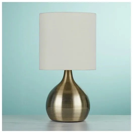 Searchlight EU3923AB - Asztali lámpa TOUCH 1xE14/40W/230V