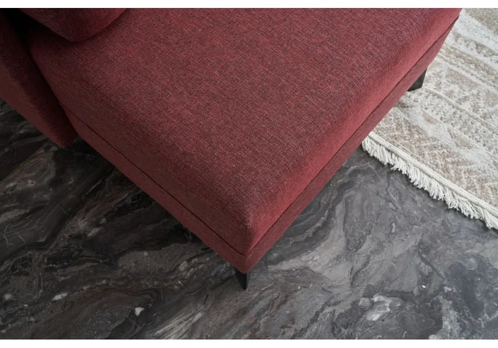 Téglavörös sarokkanapé (U alakú) Belen – Balcab Home