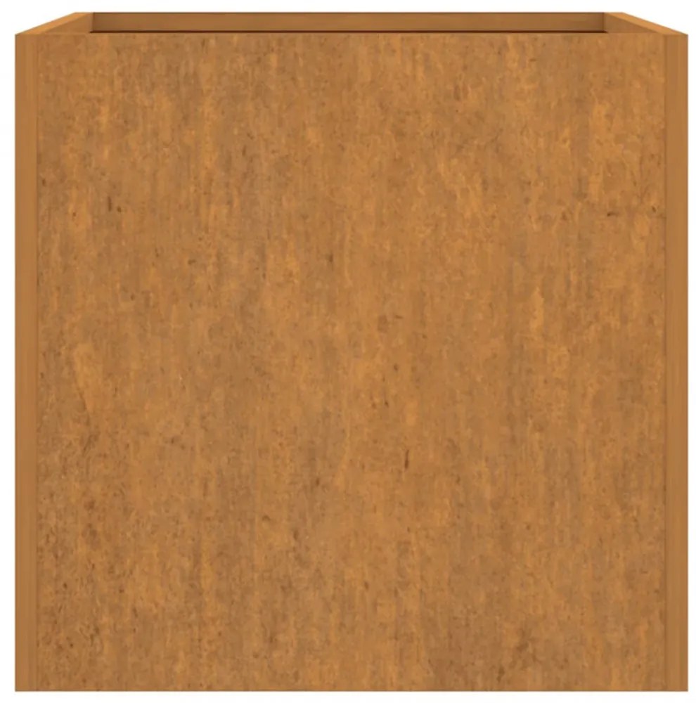 corten acél növénytartó 62x47x46 cm