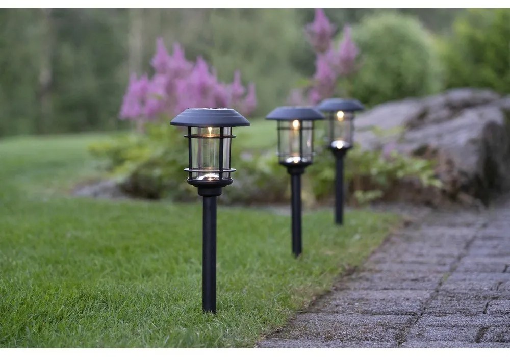 Fride 3 db kerti napelemes LED lámpa, magasság 34 cm - Star Trading