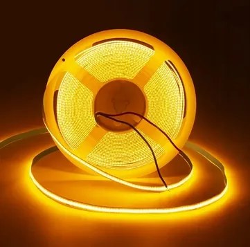 Led Szalag Cob 12V Fényvonal 320 Sárga 1M.