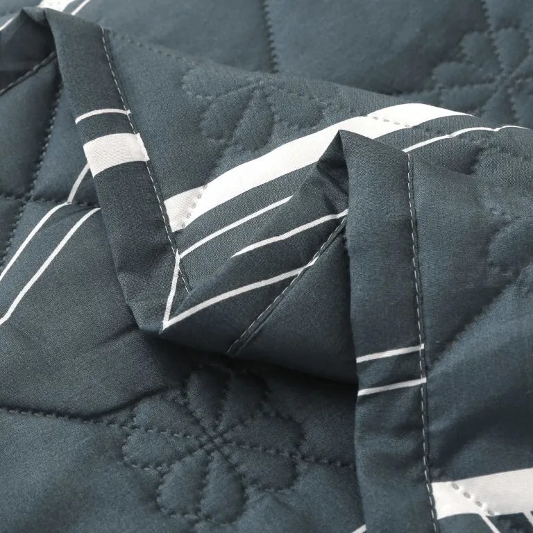 Nyári takaró GRIDON 140x200 cm, fekete