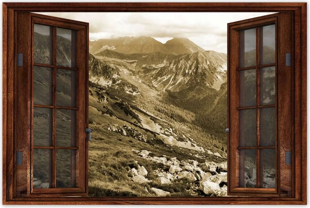 Poszterek 90x60 Tátra Lengyel hegyek Kilátás