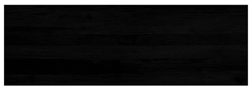 ablakpárkányok 2 db sötétbarna 120x40x2 cm tömör fa tölgyfa