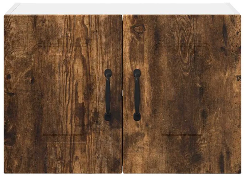 Fali konyhaszekrény 2 pcs Füstölt tölgy 60 x 31 x 40 cm Faanyag