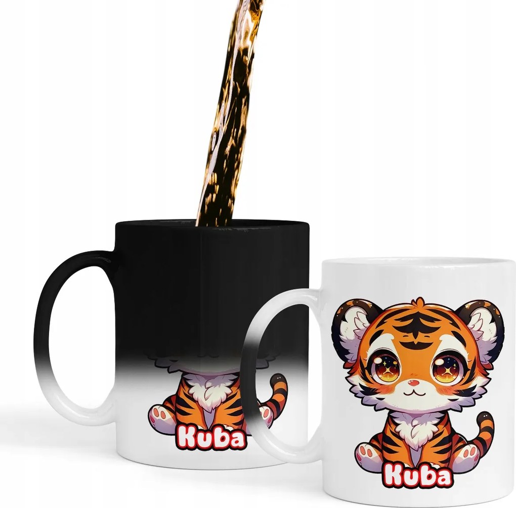 Bögre Mágikus Állat Aranyos Tigris Név Ajándék