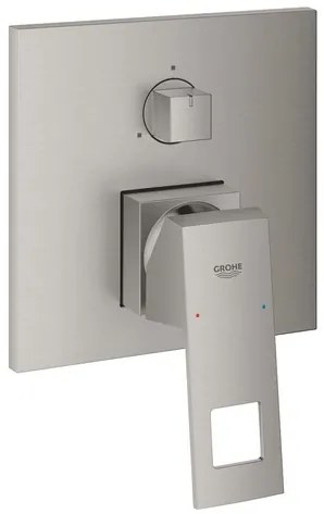 Grohe Eurocube zuhany és fürdő csaptelep vakolat alatti rész nélkül supersteel 24094dc0 G24094DC0