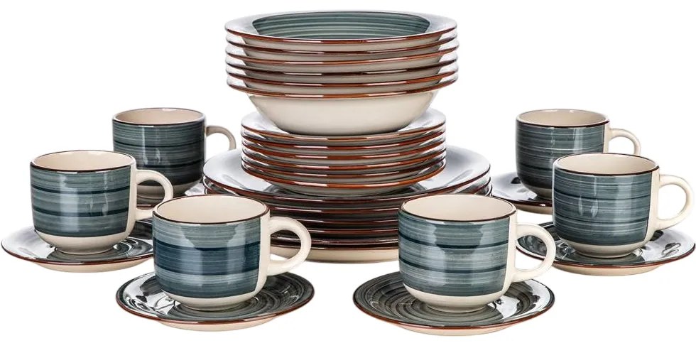 Banquet Spiral Blue 30 db-os étkeszlet