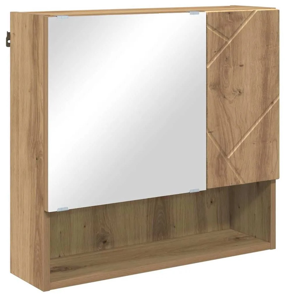 Fürdőszoba bútor szett 4 pcs kézműves tölgy 61 x 35 x 64 cm
