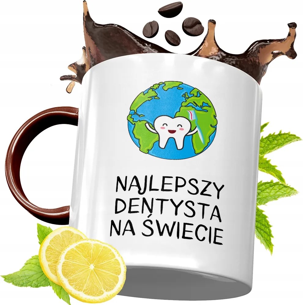 Bordó Bögre Fogorvosnak Születésnapra Ajándék fényképes nyomattal