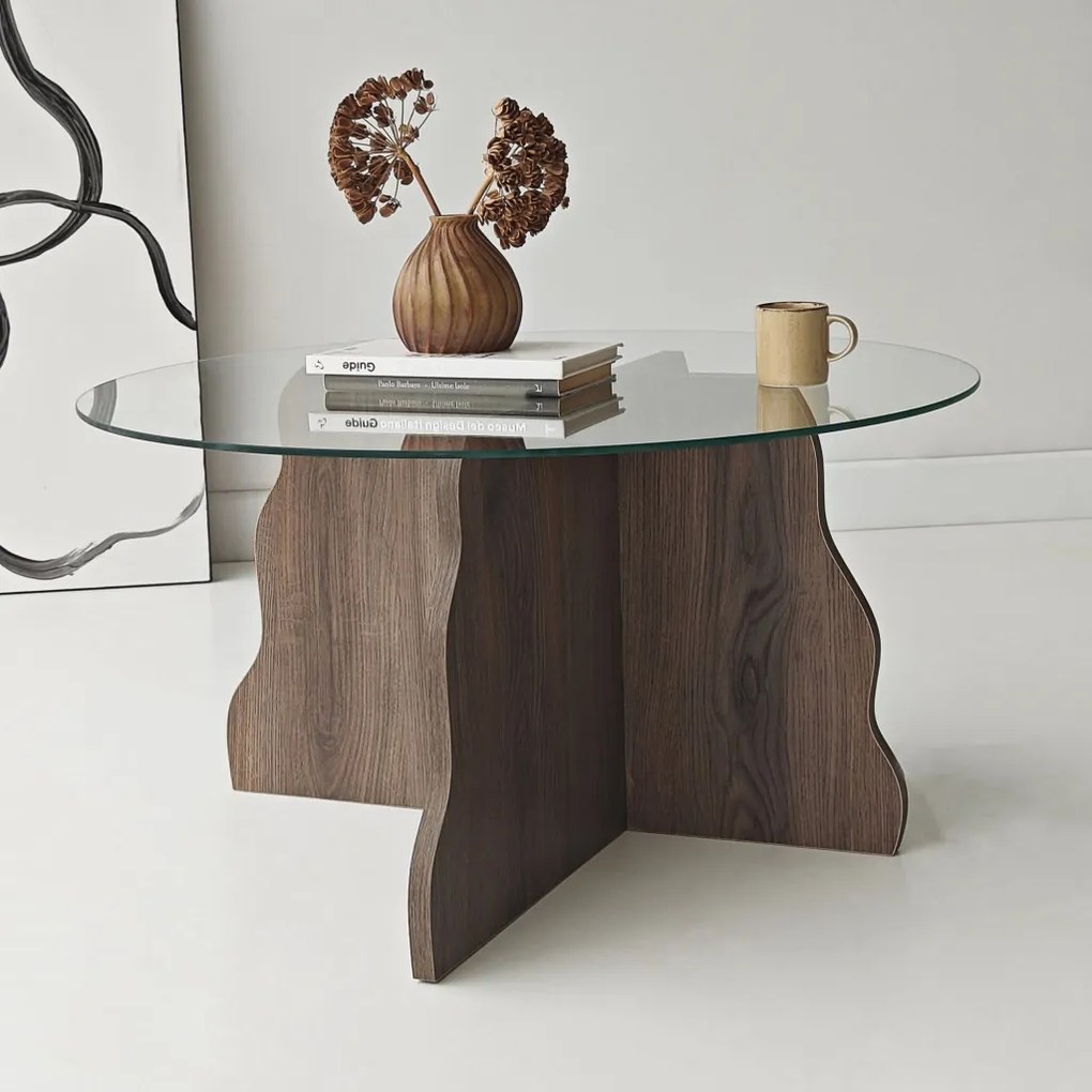 Butterfly - Walnut, Transparent