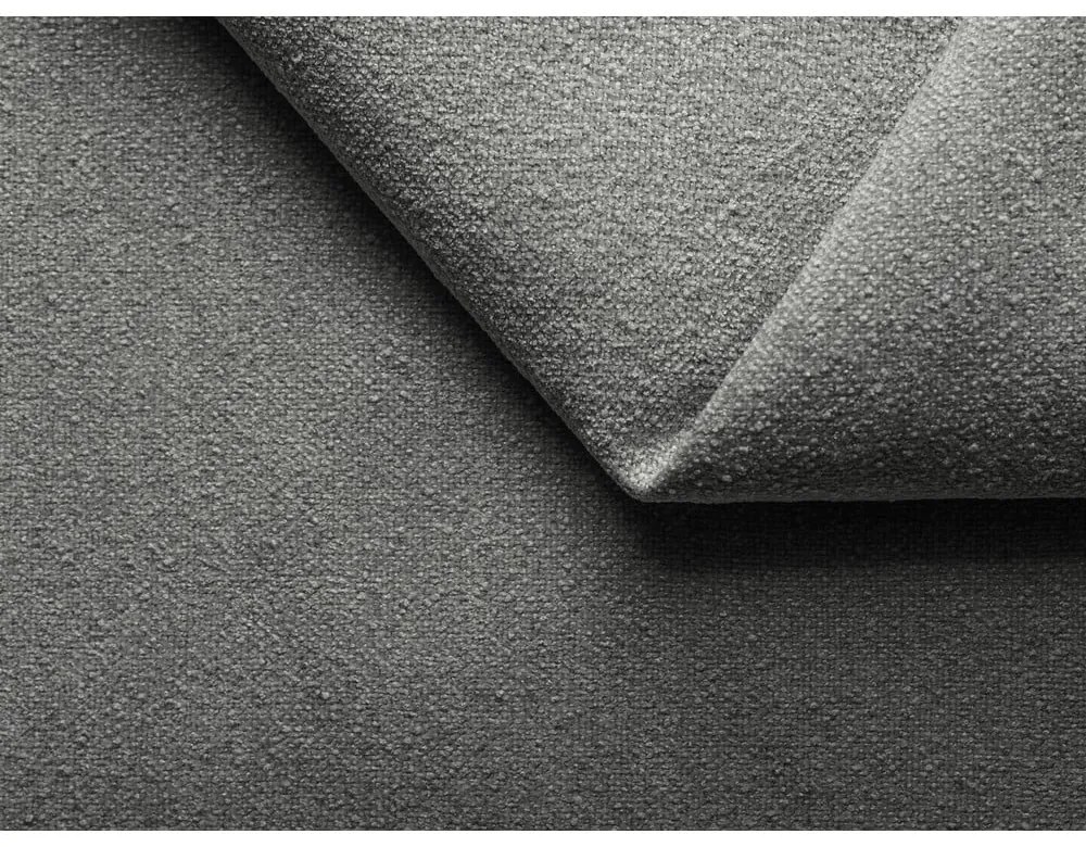 Szürke buklé moduláris sarokkanapé Ailani – Makamii