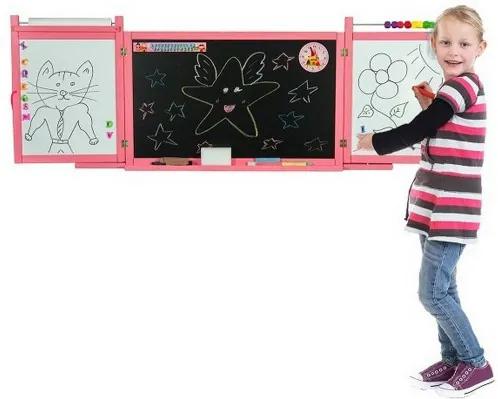 Inlea4Fun FIRST SCHOOL fali rajztábla - Rózsaszín