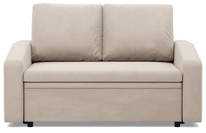 Zeus kanapé, bársony, hab töltet, döntött kartámasz, bézs