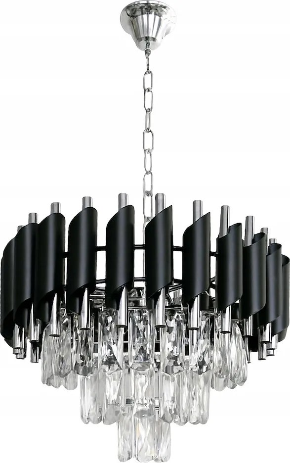 Cristal Chrome csillár 5xE14