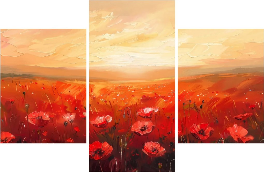 Kép - Mező pipacsok (90x60 cm)