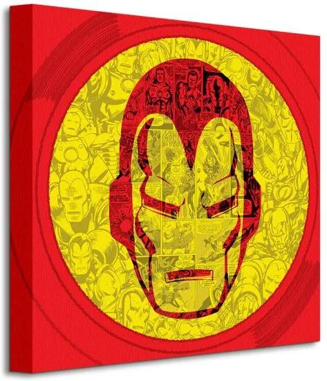 Vászonkép Marvel (Iron Man Helmet Collage) 40x40cm WDC95435