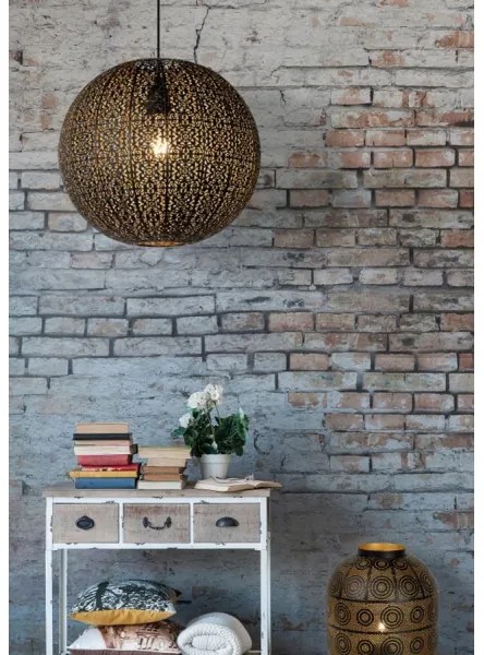 Lucide 78383/40/30 - Függeszték TAHAR 1xE27/60W/230V fekete