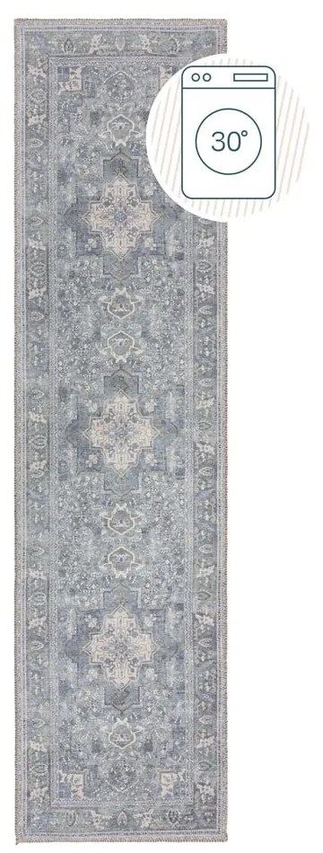 Zöld mosható futószőnyeg újrahasznosított szálkeverékből 60x230 cm Windsor – Flair Rugs