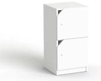 Öltözőszekrény, MAYAH Freedom SV-212, fehér (IBXLSZ01F)